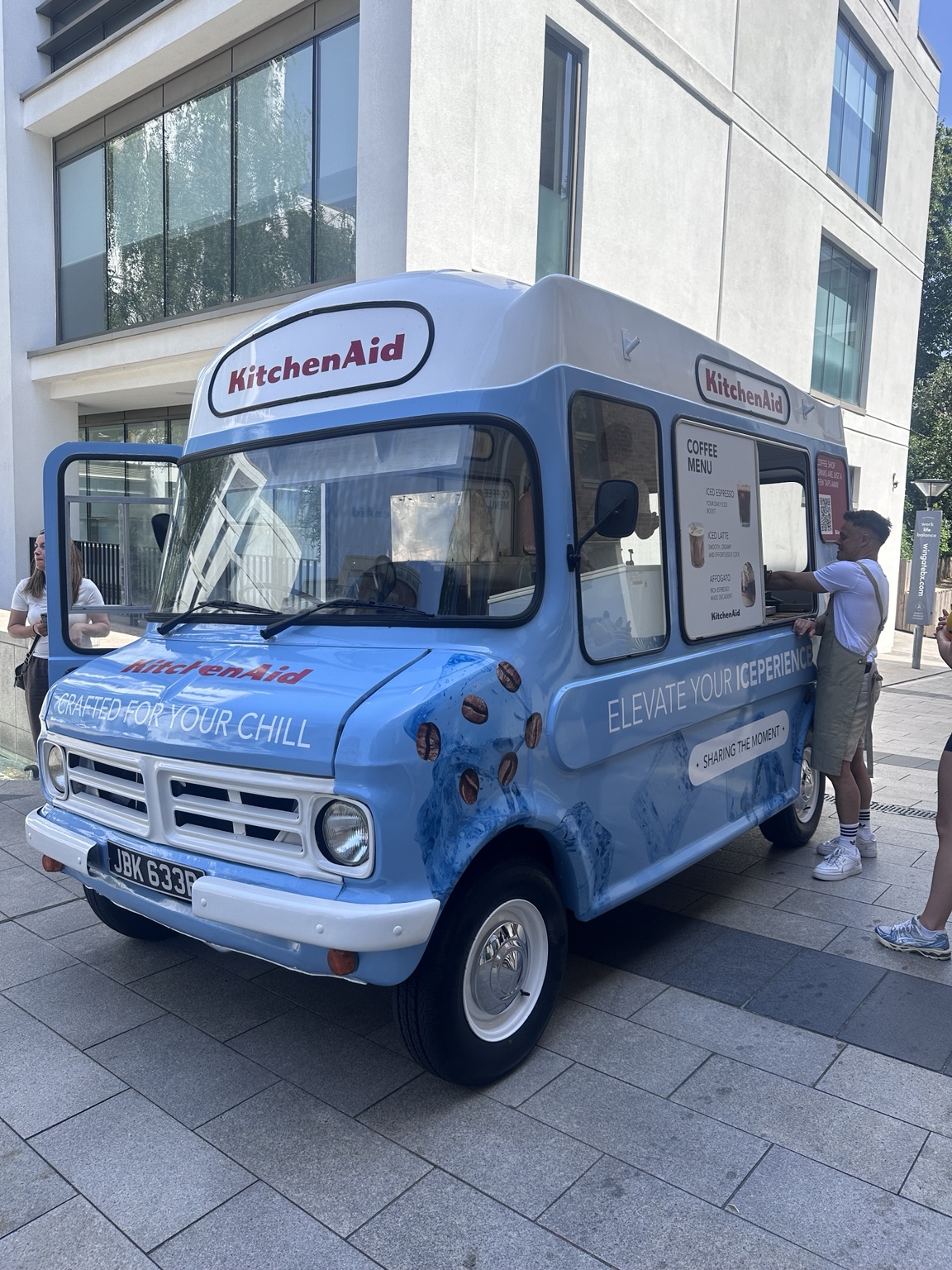 Percy, a classic Bedford CF in a bespoke KitchenAid campaign wrap